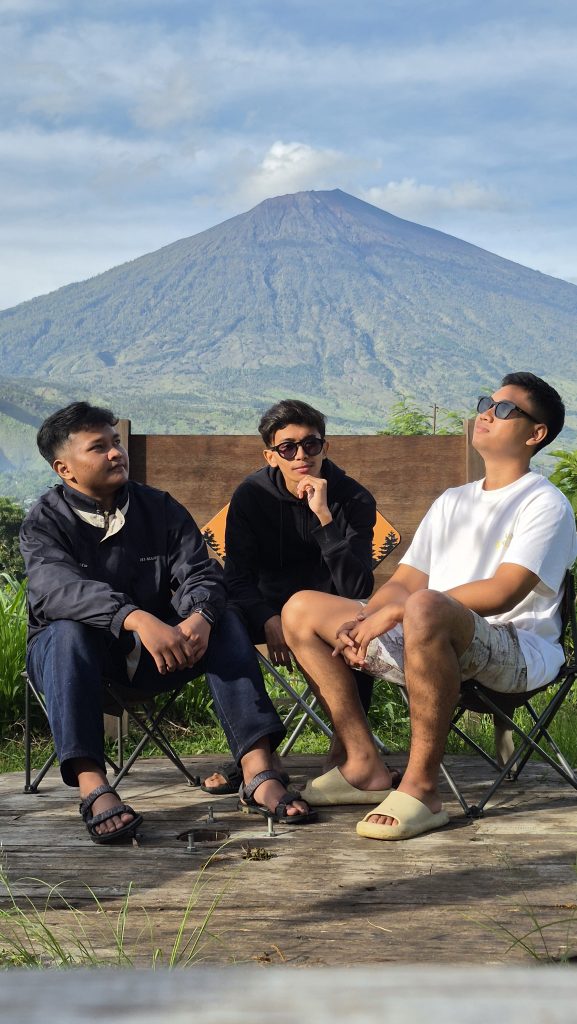 Background rinjani view sada 360