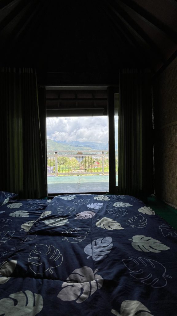 View Rinjani dari Villa Ody